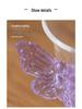 Xipei Magnesium Butterfly Dudu High Borosilicate Glass Tea Tasting Cup - Exquisite Women's Tea Ceremony Cup