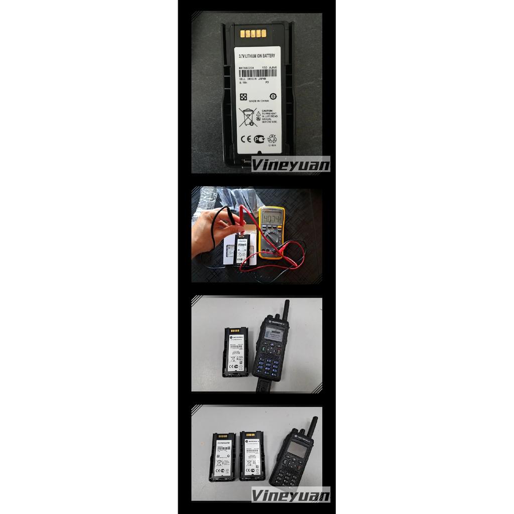 2900mAh NNTN8023, NNTN8023A, NNTN8023AC Battery for Motorola MTP3100 MTP3150 MTP3250 Two Way Radios Battery with Belt Clip