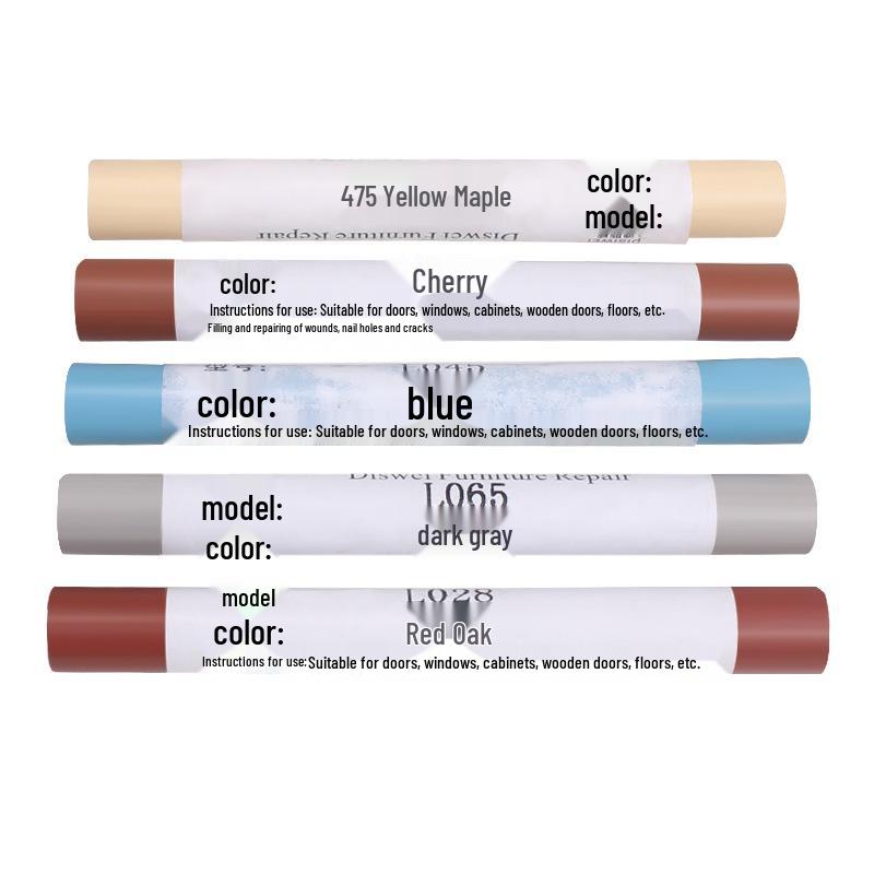 Wood Furniture Repair Pen & Crayon for Touch-Ups, Nail Holes, and Scratches
