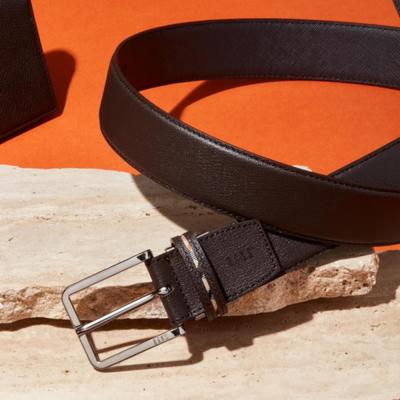 Automatic Belt Brown Leather Belt Dbbe1f361w3