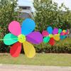 Rainbow Color Wind Spinner Hanging Rope Wind Rotator Ornamental Windmill String  Courtyard