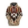 Herrenbekleidung Mode Bohemian Lockerer Hoodie Groß 3D-Druck Super Großer Hoodie Indischer Mode-Enthusiast Hoodies Oberteile