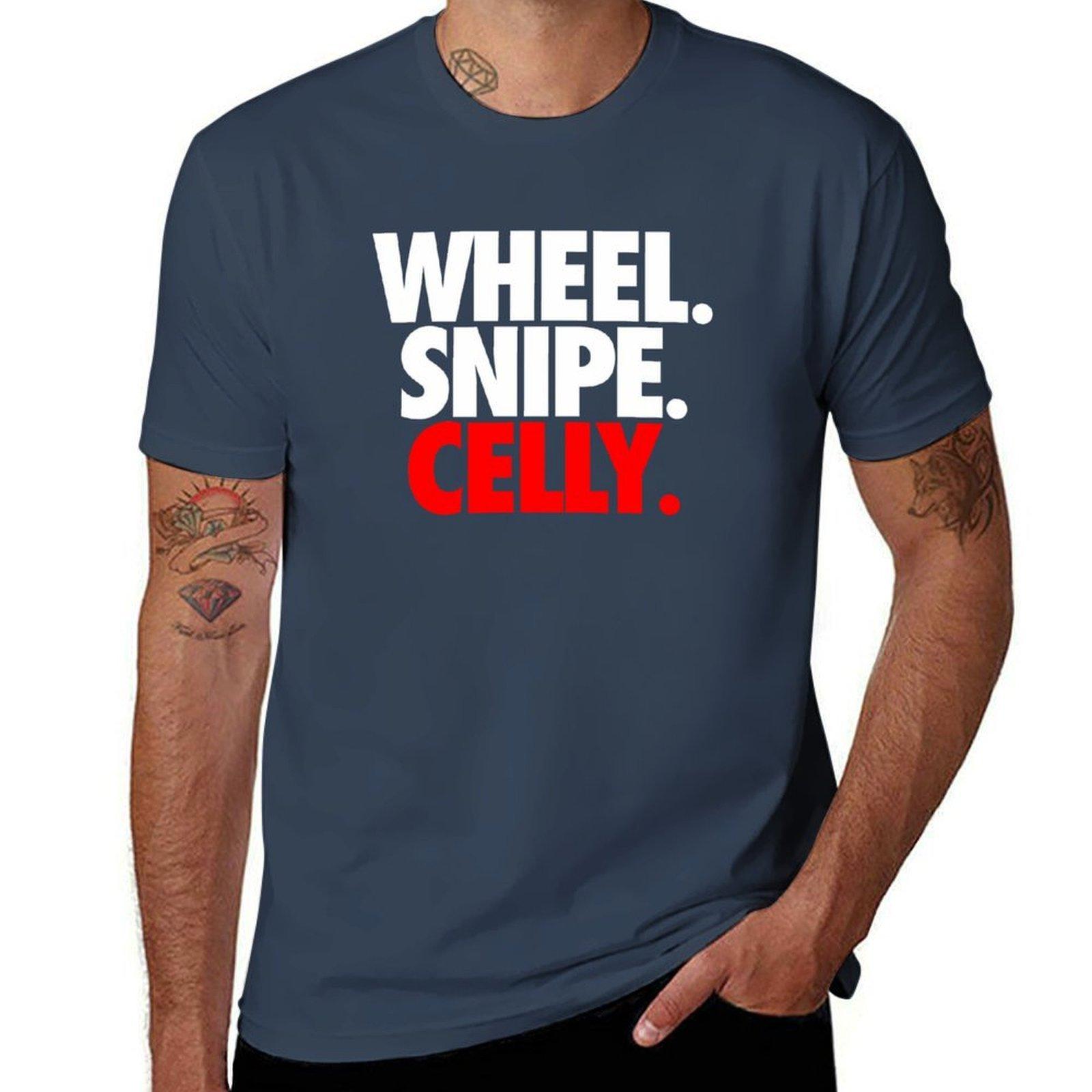 Wheel Snipe Celly Tshirt Casual Trendy Streetwear Tee Shirt S