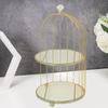 Golden Jewelry Holder Cupcake Stand Makeup Organiser Women , Double Layer, Others