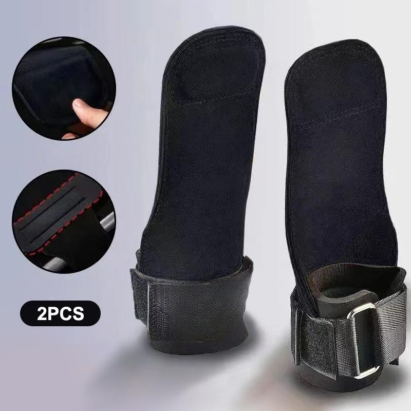 

Защита ладони из коровьей кожи, износостойкая, нескользящая, оборудование для защиты запястья, фитнес, тяжелая атлетика, бустерный пояс, становая тяга, подтягивания чёрный