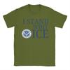 Unisex I Stand With Ice United States Immigration and Customs EnforceUnisext T Shirt Cotton Clothes Short Sleeve Tees Summer TShirts