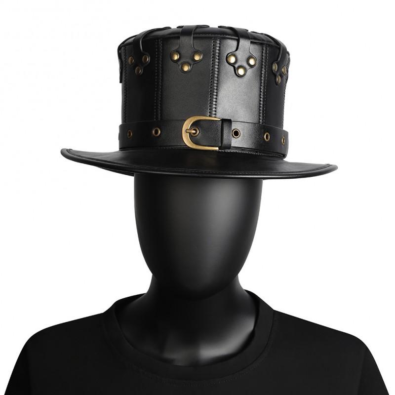 Cappello da Medico della Peste Punk Unisex Steampunk Fedora Costume di Halloween Festa Cosplay