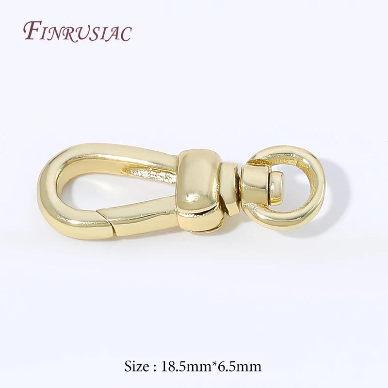 18K Gold Plated Connector Verschlüsse Für Perlenarmband Halskette Herstellung,Perlen Endkappen Befestigungsverschlüsse DIY Handgemachter Schmuck Zubehör