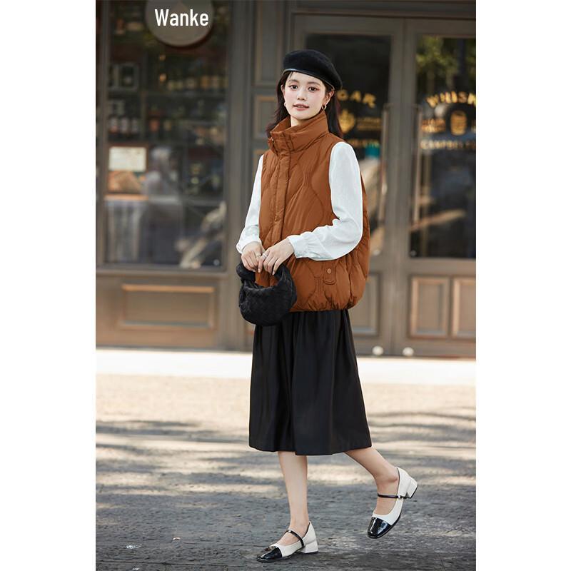 Yiliteng Women's Stand Collar Down Vest