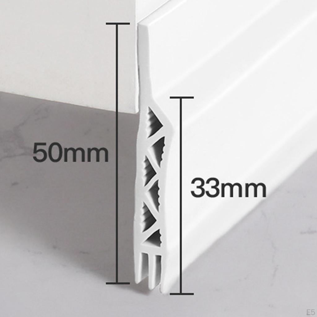 Door Bottom Seal Weatherstrip, under Draught Excluder, Strip