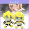 White Kagamine Clover Rinto Plush Toys Cartoon Stuffed Dolls Decorations Room