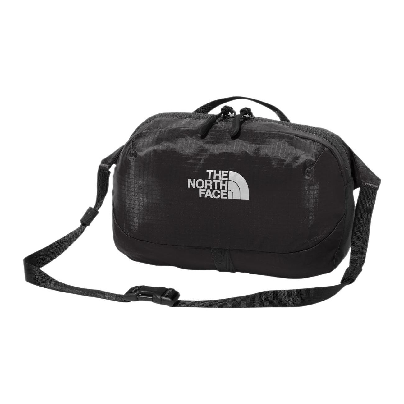 

The North Face 2L Brand Logo Printed Handheld Shoulder Crossbody Waist Bag Outdoor Bag Tear-Resistant Nylon Black Unisex bags NM62378K Black