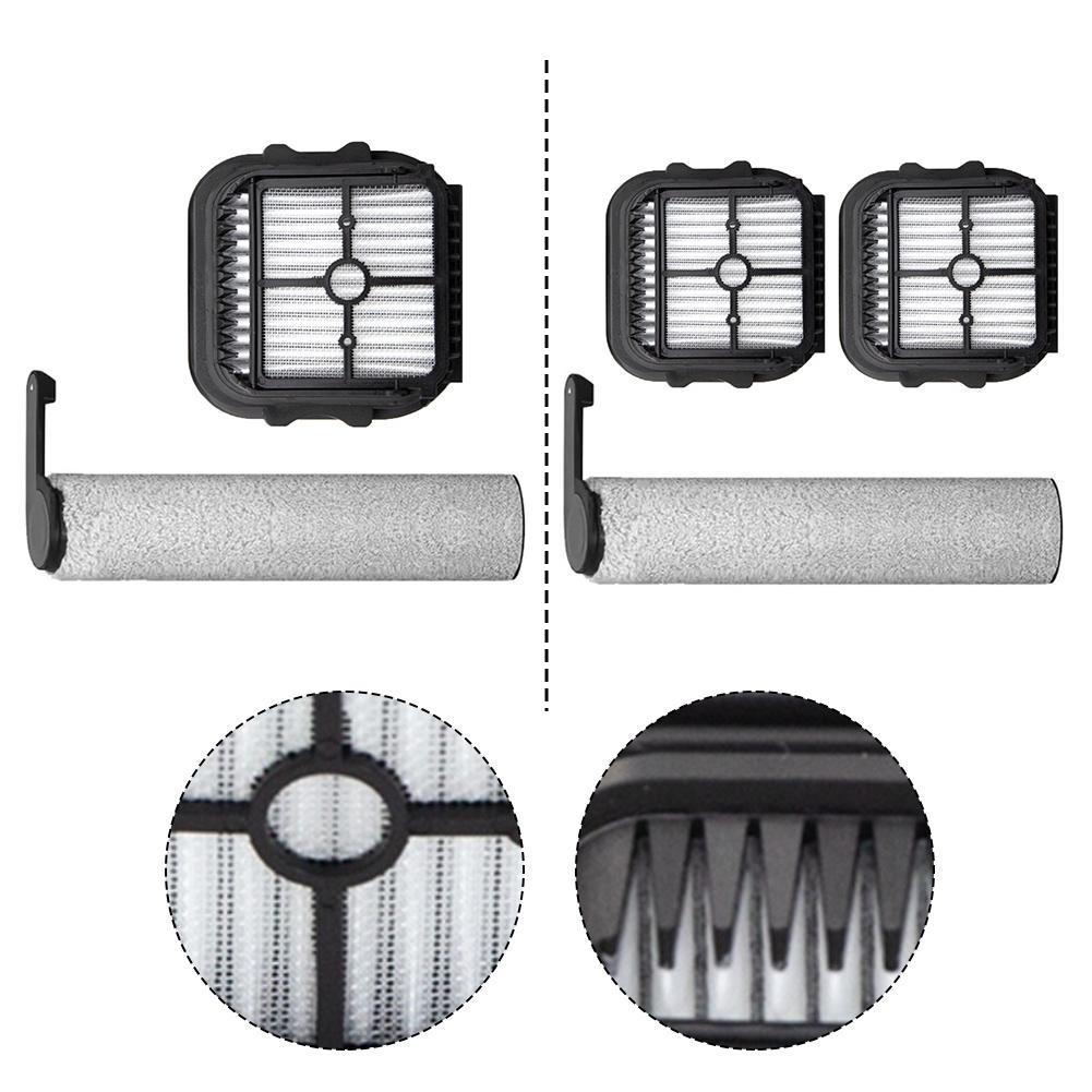 Roller Brush And HEPA Filter Kit Compatible For Laresar S7 Pro Wet Dry Vacuum Cleaner Household Robot Sweeping Parts Set