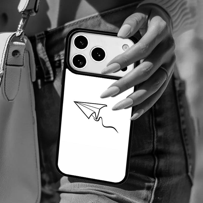 Travel the world of air plane paper Phone Case For iPhone 17 Air 14 15 13 12 Max Cover For Apple 16e 11 Pro Max Plus Coque