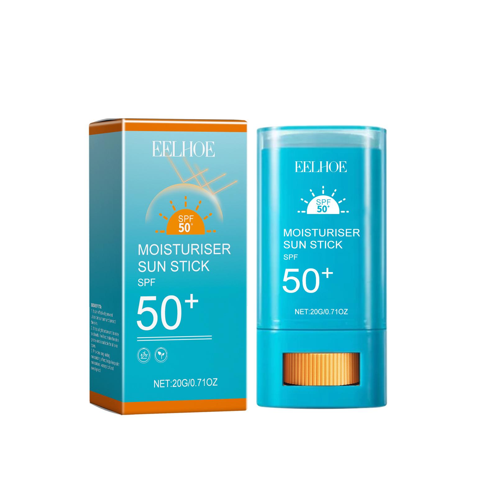 

Солнцезащитный крем EELHOE SPF 50+, солнцезащитный крем против старения с витамином C, водостойкий солнцезащитный крем для лица, солнцезащитный лосьон с оксидом цинка 20G