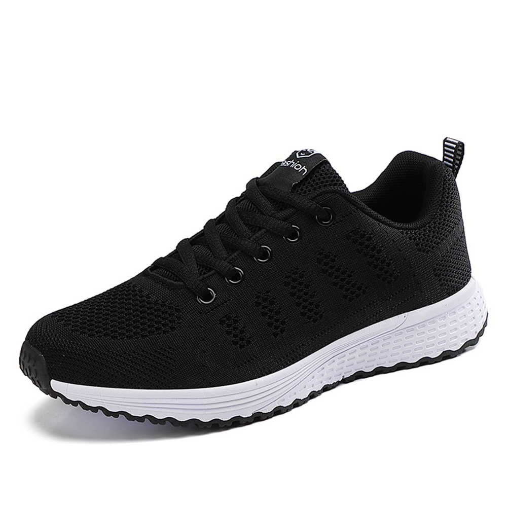 Fashion Laced Plus Size Women's Tied Shoes Vulcanize Trainers Woman Leopard Sneakers Woman Sports Tenus Luxury Brand Tenisky