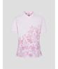 BEANPOLE GOLF [Daria Song] Women'S Patterned Collared Short Sleeve T-Shirt - Light Pink