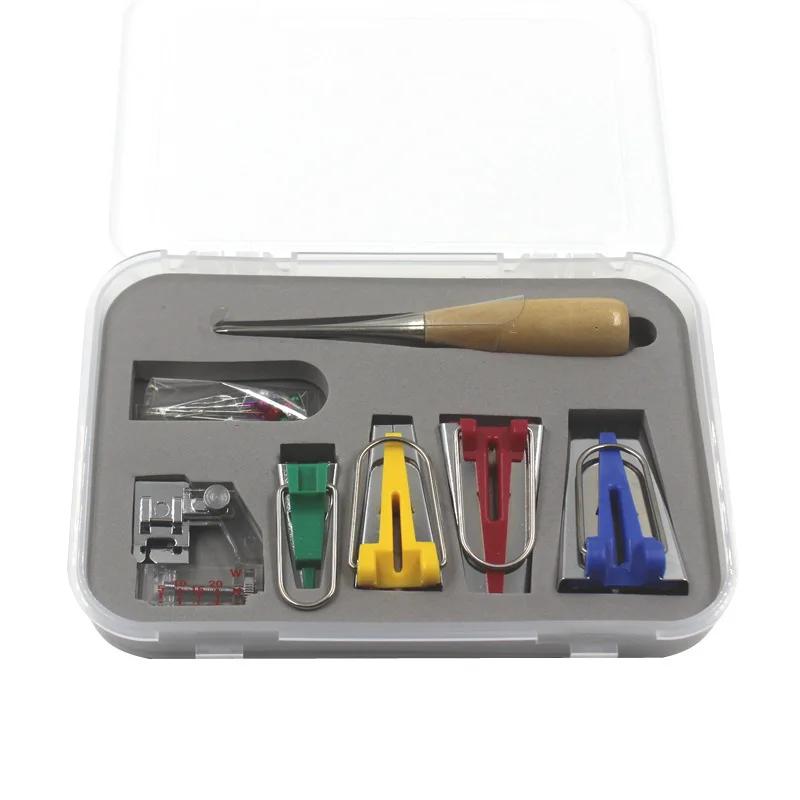 

DIY Sewing Quilting Tool Binding Tape Wrapping Machine Multi-specification Tape Making Machine Crimping Drum Set