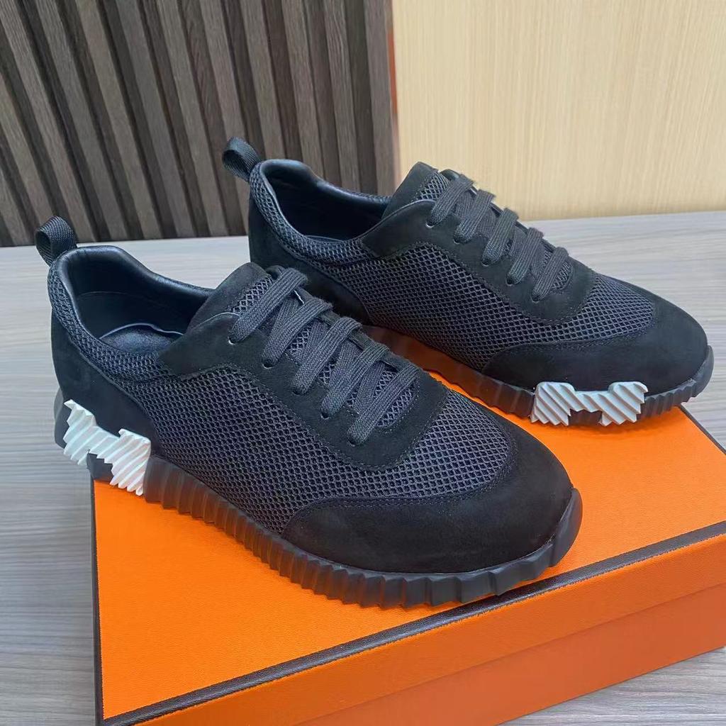 Pantofi pentru bărbați, lux ușor, cu aspect premium, H, pantofi sport casual, cu șireturi, respirabili, din plasă, pantofi de tip board