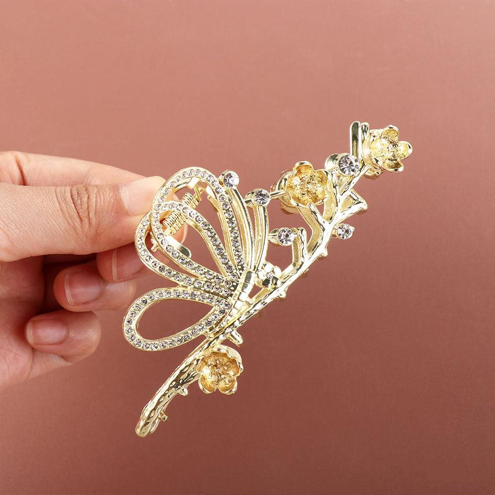 

Держатель для хвоста Головные уборы Аксессуары для волос Женская заколка для волос Цветочный коготь для волос Корейский стиль Зажим для краба