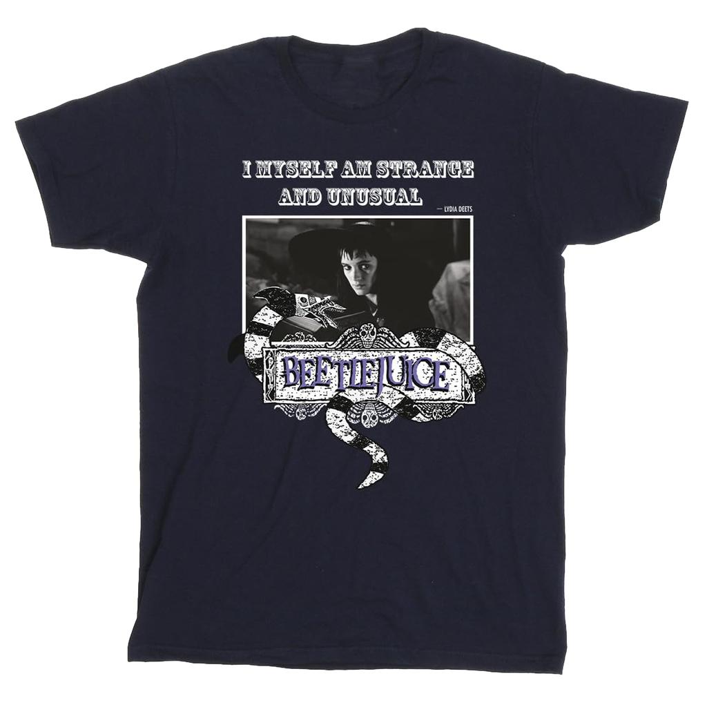 Beetlejuice Girls Strange And Unusual Cotton T-Shirt
