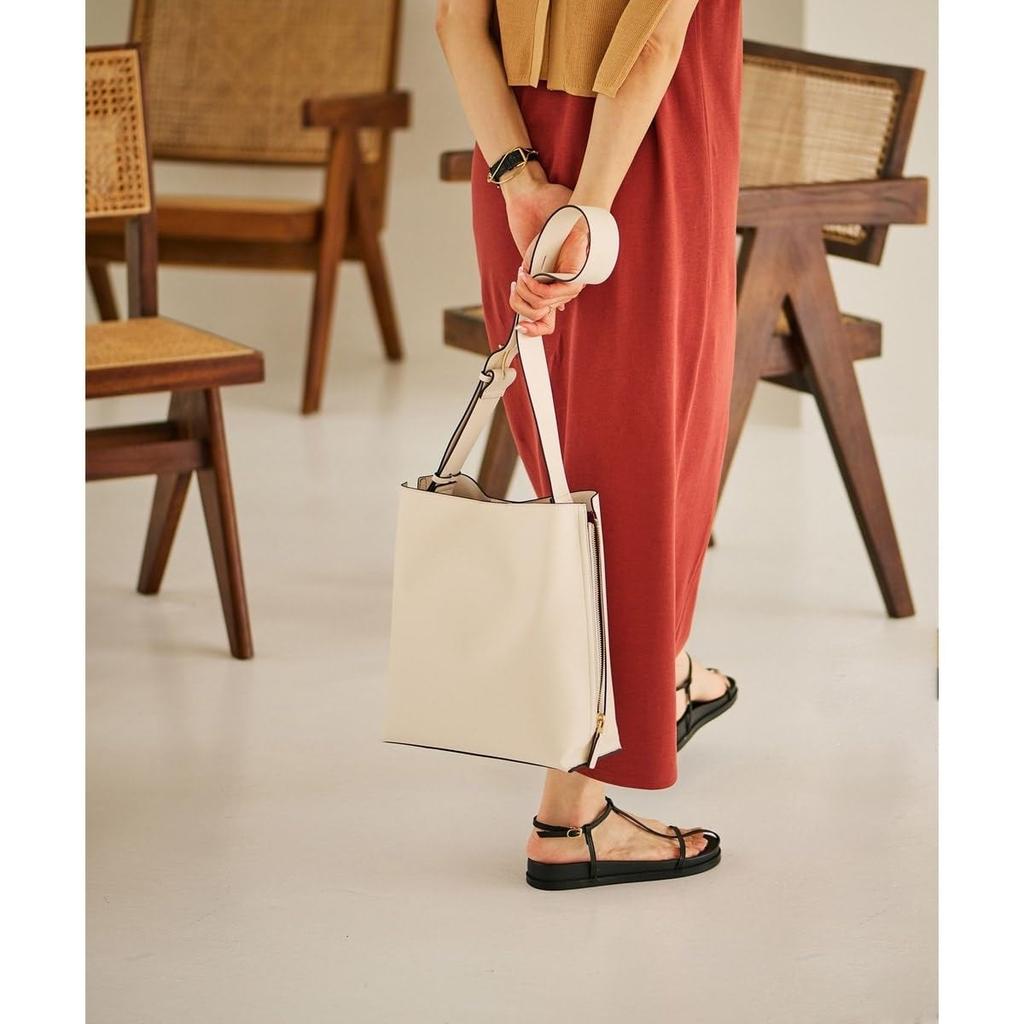 ROPE & PAULO EPOR Y BAG Shoulder Bag, Medium, Women's, Light Gray