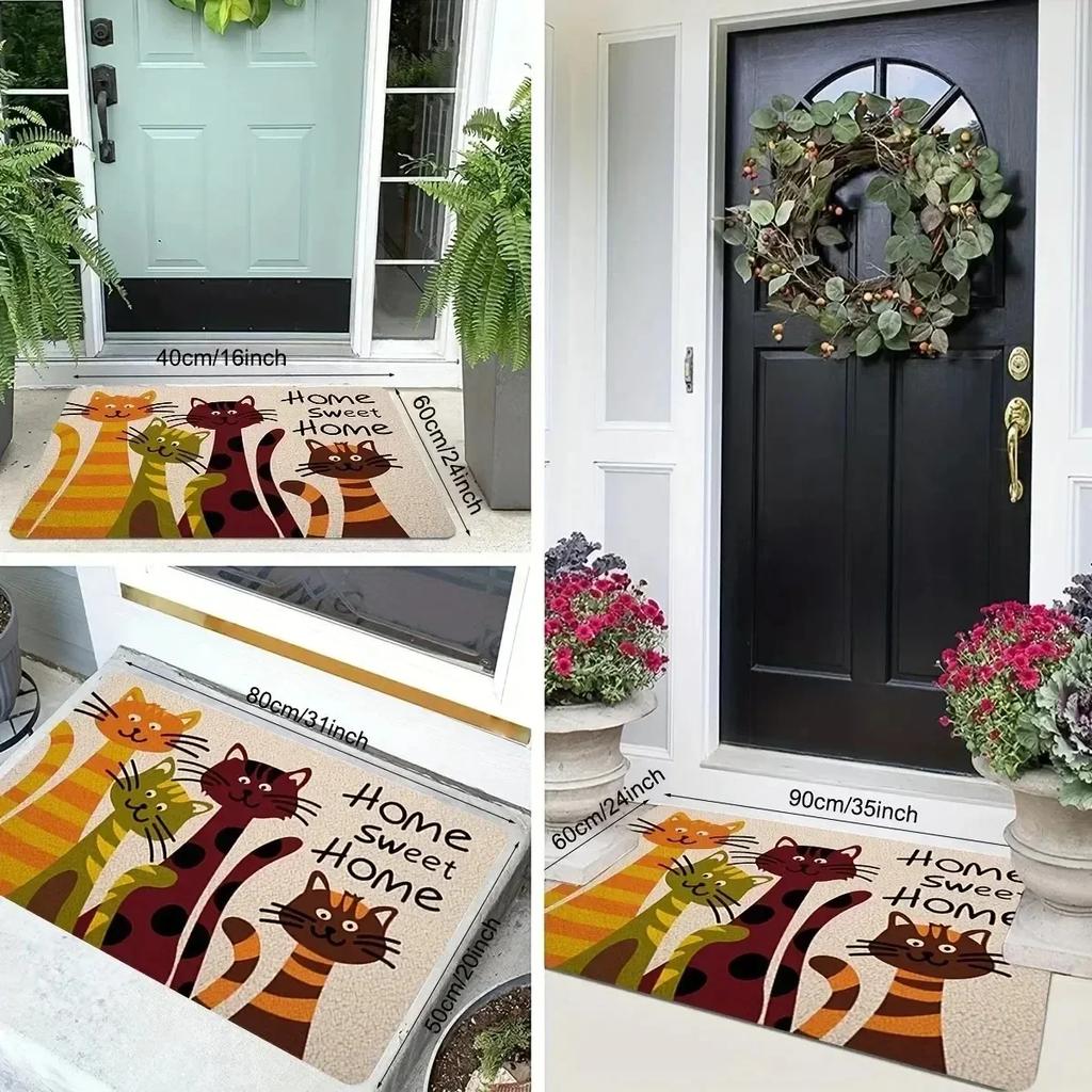 1 Stück Wäsche Charactor Muster Wäsche Dekor Küchenteppiche Rutschfeste Fußmatten Pop Wohnzimmerteppiche Badematte Teppich für Zuhause Spüle