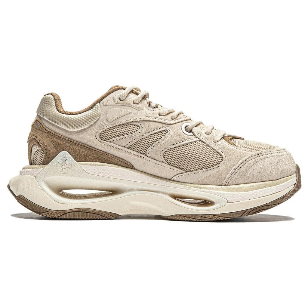 Li Ning Beyond Infinity Non-Slip Wear-Resistant Low-Top Casual Shoes Women Casual Shoes Light-Brown AZGT004-6