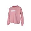 Lässiges Sport-Sweatshirt mit Buchstabenprint, Rundhalsausschnitt, Langarm, Jacke, Damen Oberteile, Zartrosa 581069-14