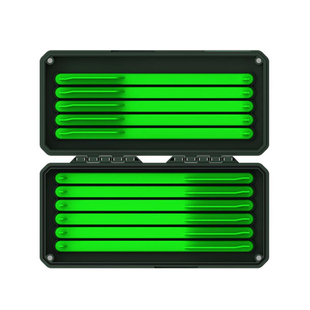Fishing Box for Carp Fishing Line Magnetized European Style with 11x 160 Magnetized Buckets Carp Fishing Equipment A128B