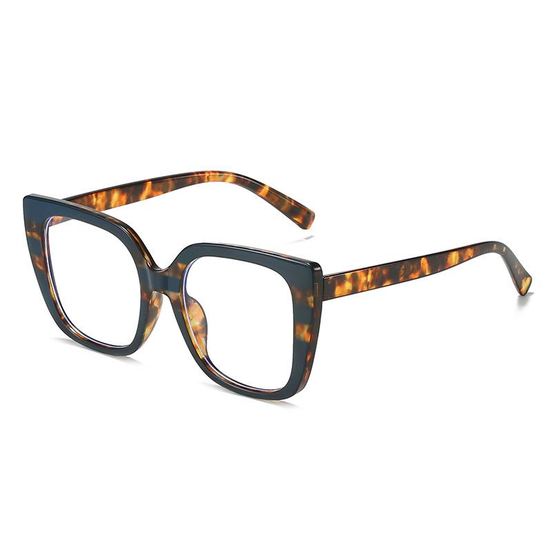 

Модная коробка для солнцезащитных очков двухцветные солнцезащитные очки с большой оправой женские очки солнцезащитные очки regular