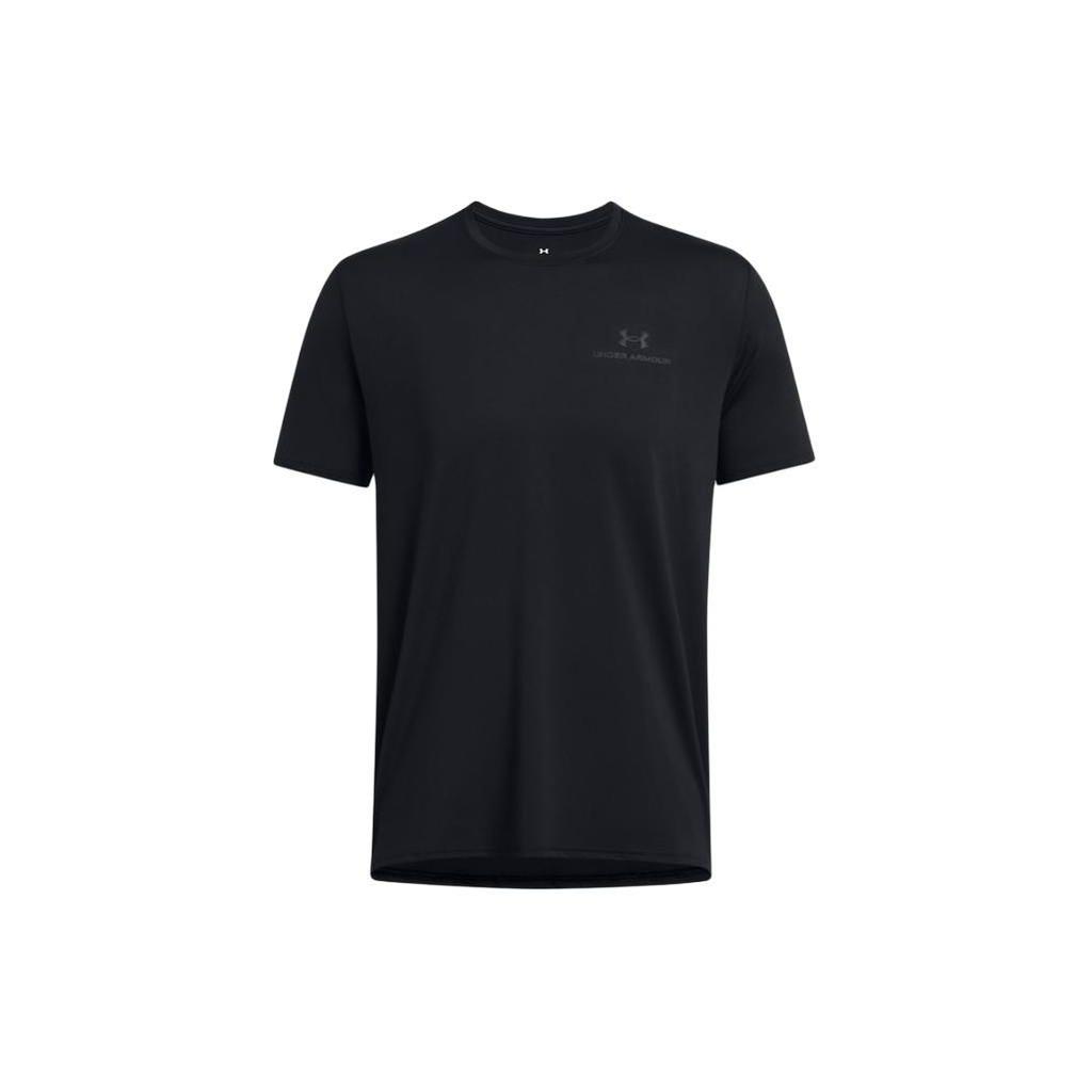Under Armour UA Vanish Energy Logo Print Crew Neck Short Sleeve T-Shirt Men Tops Black 1383973-001