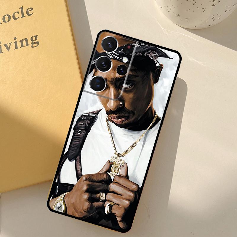 Rapper 2pac Sänger Tupac Handyhülle Für Samsung Galaxy S25 Ultra S20 S21 S22 S23 S24 S9 S10 Plus S25 FE Abdeckung Schale