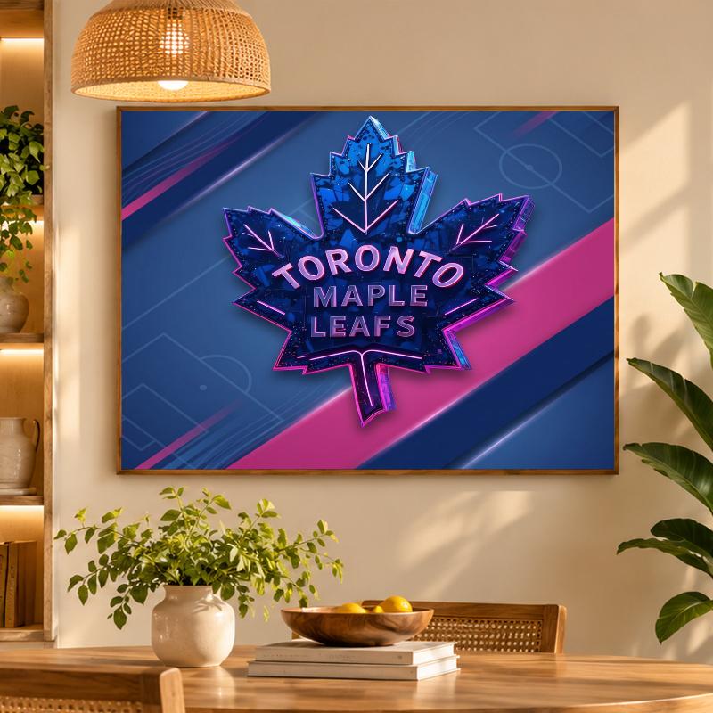 5D Diamond Painting Toronto Maple Leafs DIY Full Drill Diamond Art Kit Home Decoration