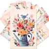 Day Theme Mother Flower Pattern Postcard Party Invitation Card For Prop Party