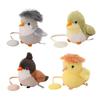 Magnetic Canary Plush Toy 13cm Realistic Finch Bird Lovely Bird Series Figurine Soft Stuffed Animal for Kids Collectors
