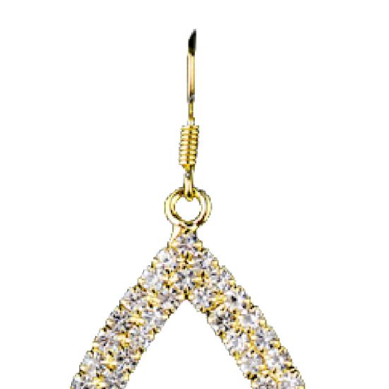 Hoop Earring Decorative Comfortable Exquisite Tear Drop Earrings for Festival