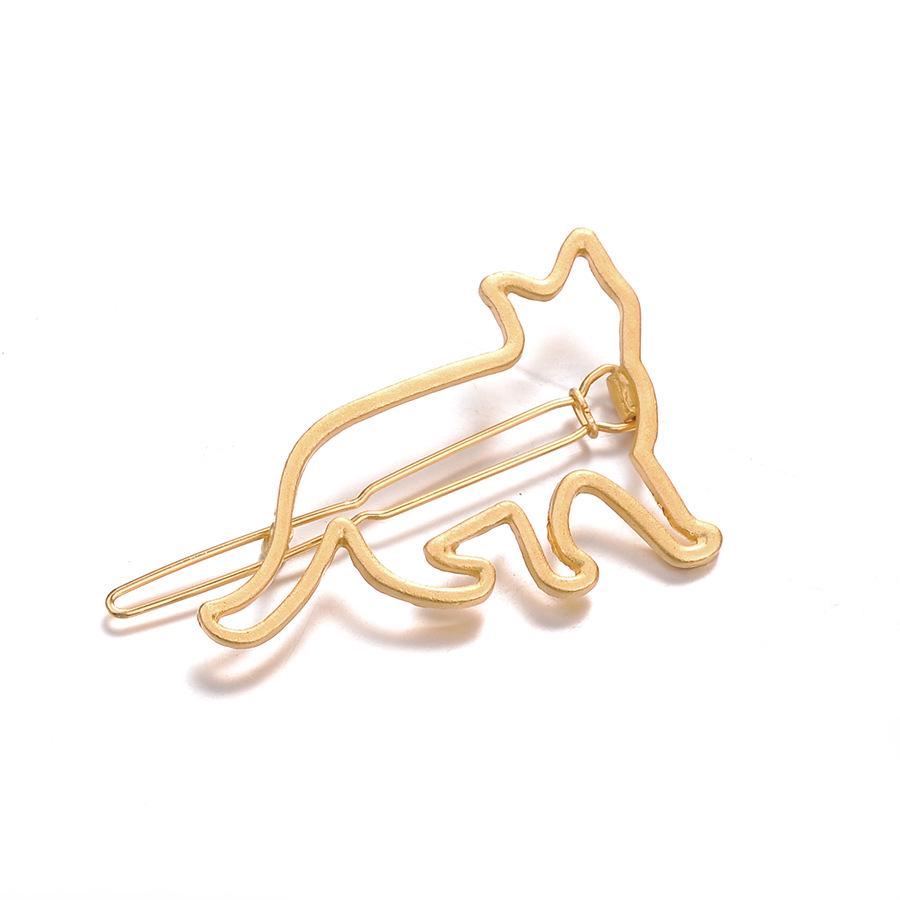 European American Fashion Hollow-Out Puppy Kitten Hair Clip