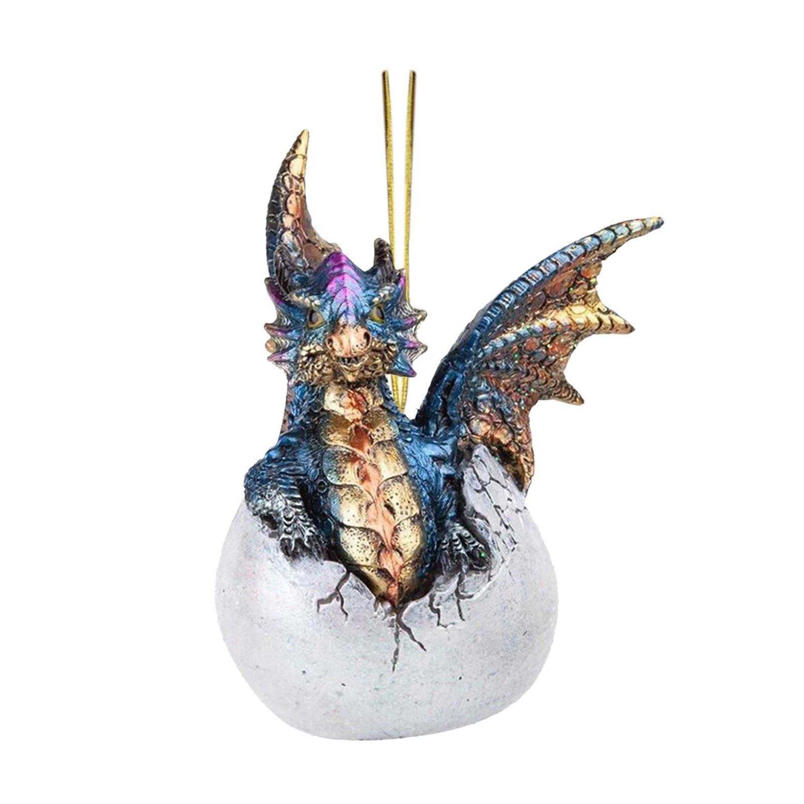 

Праздничные украшения с драконом, шар, 2D акриловые украшения, рождественская елка, креативный праздничный кулон, динозавр, рождественское украшение, висит