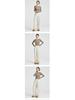 She Exhibition Women's Cotton Round Neck Long Sleeve T-shirt, 2025 Autumn/Winter Style Base Layer Top.