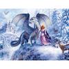 Pełny obraz diamentowy księżyc dekoracja wnętrz mozaika architektura religijna 5D DIY haft portret diamentowa sztuka!