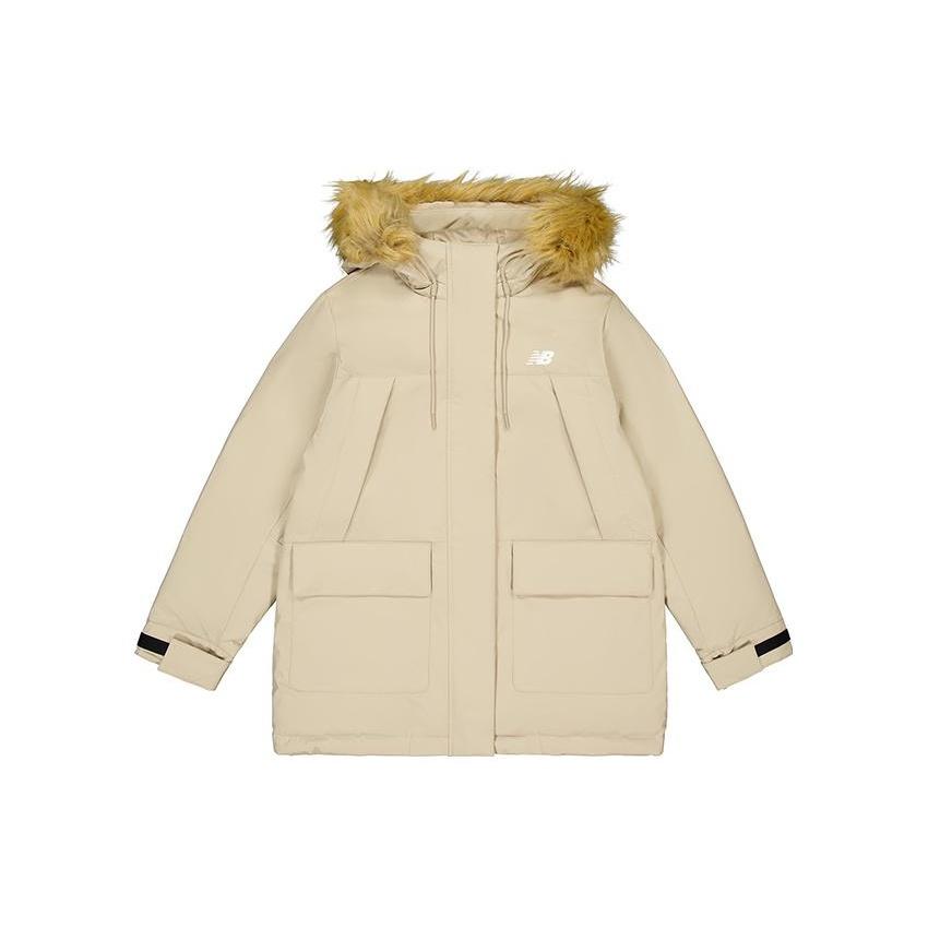 (WMNS) New Balance Winter Mid-Down Jacket Asia Sizing Beige Women s AWJ34305-SOT M