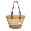Boshiho Straw-Woven Tote Bag, Stylish SpringSummer Bag, A4 Size, Large Capacity, Lightweight, Handbag, Travel, Beach, Fireworks Festival, Commuting,