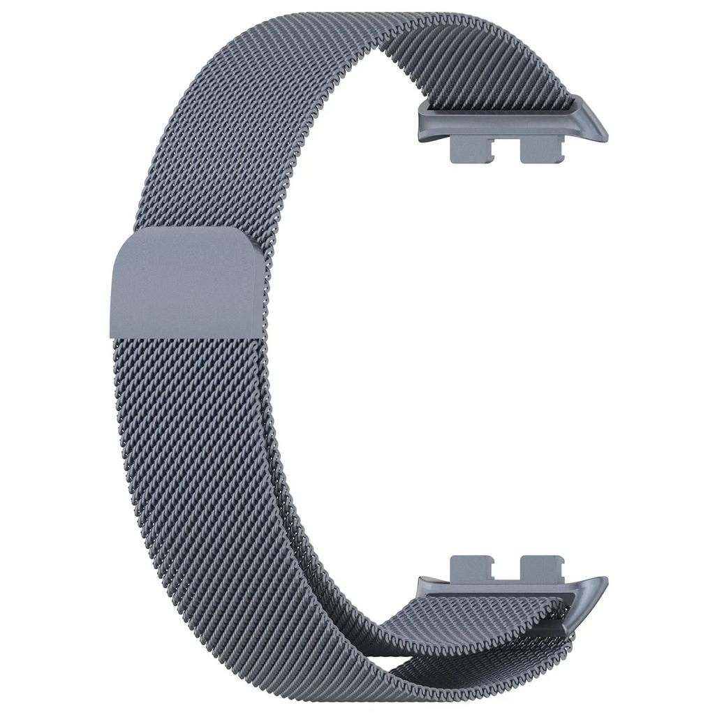 Milanese Loop Strap for Honor Band 10 Stainless Steel Magnetic Bracelet Metal Wristband for Huawei Honor Band 9 Replacement Band