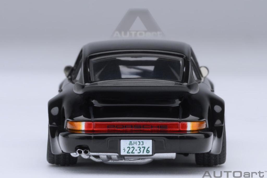 AUTOart 1/64 Scale Porsche 911 (930) Turbo "Wangan Midnight" Blackbird (Volume 1 Specification) Finished Model 20636