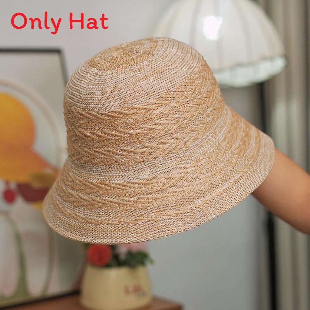 Summer Fashion Bucket Hat With Breathable Polyester And Wide Brim For Women