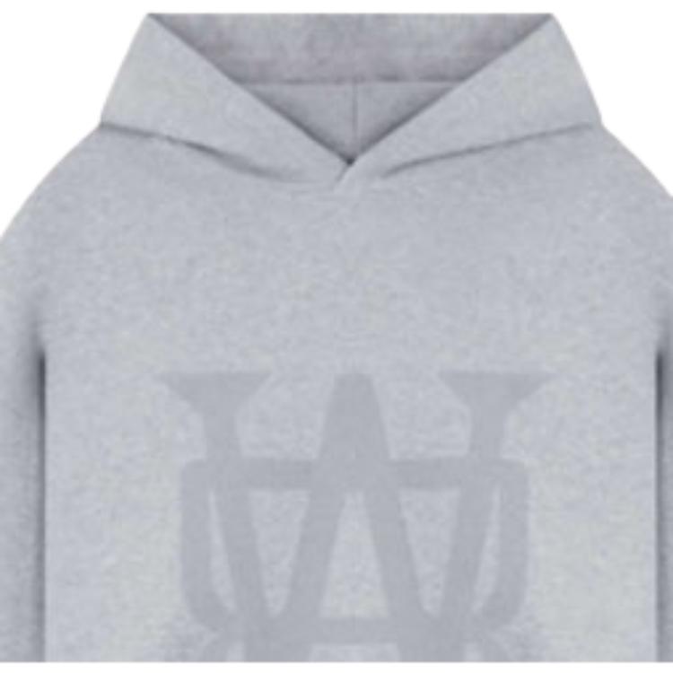 We11done FW22 Graphic Print Long Sleeve Sweatshirt Unisex sweatshirt Gray WD-TH3-22-801-U-MG