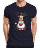 Santa Claus Reindeer Cartoon Funny Christmas Gift Kids Unisexs Tshirt