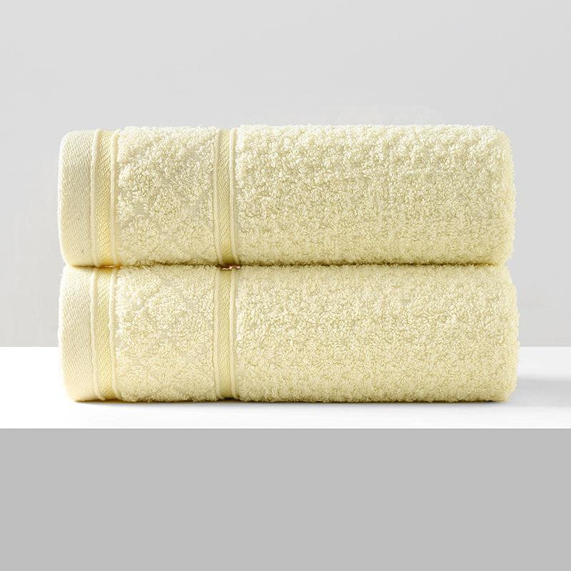 Soft, Absorbent Polyester-Cotton Towels - Thickened for Household Use, Face Wash, and Gifts