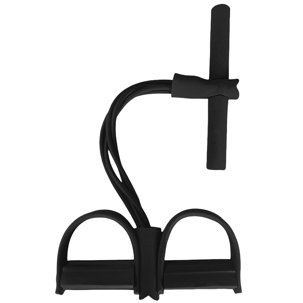 4-Tube Yoga Pedal Puller Fitness Tube Pedal Ankle Puller Elastic Sit Up Pull Rope for Home Fitness Stretching Strength Training